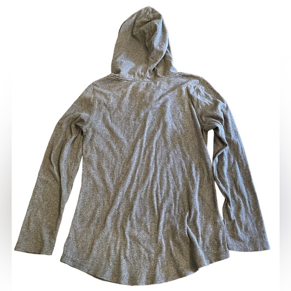 Eddie Bauer women’s Outdoor hooded gray long-sleeve pullover size Medium - Picture 7 of 7